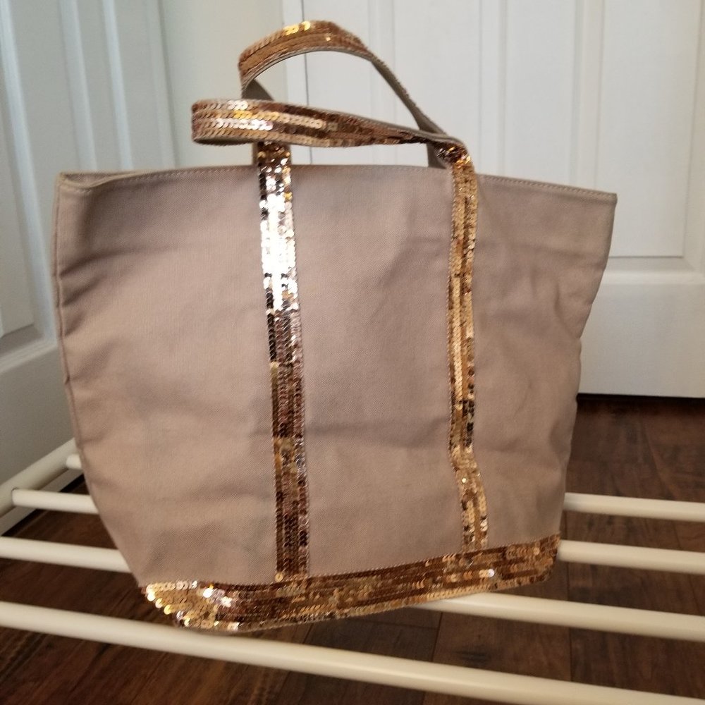 Vanessa Bruno Canvas sequin bag